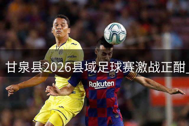 甘泉县2026县域足球赛激战正酣 六支球队绿茵争锋